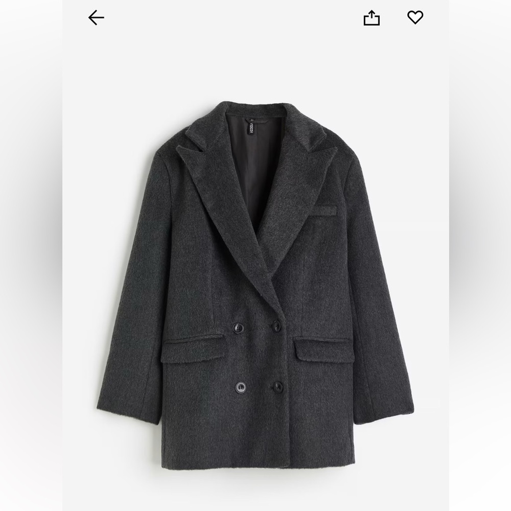 H&M Dark Gray Blazer
